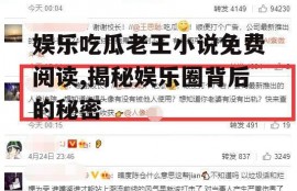 娱乐吃瓜老王小说免费阅读,揭秘娱乐圈背后的秘密