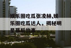 娱乐圈吃瓜张凌赫,娱乐圈吃瓜达人，揭秘明星幕后故事