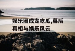 娱乐圈成龙吃瓜,幕后真相与娱乐风云