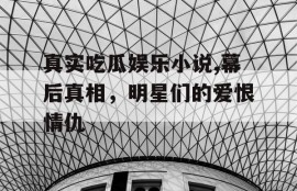 真实吃瓜娱乐小说,幕后真相，明星们的爱恨情仇