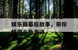 娱乐吃瓜酱广告,揭秘娱乐圈幕后故事，带你畅游八卦海洋