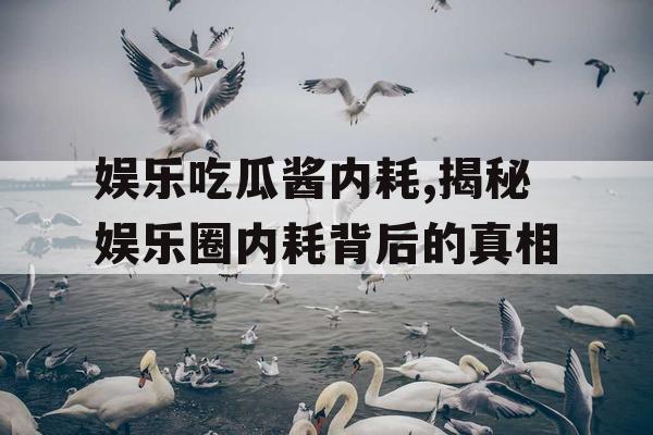 娱乐吃瓜酱内耗,揭秘娱乐圈内耗背后的真相
